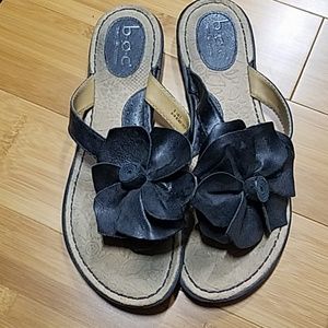 BOC Leather flower sandals